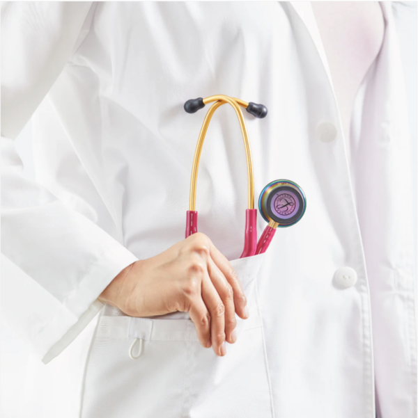 3M™ Littmann® Classic III™ Stethoscope - Raspberry tube & Rainbow finish chest piece 5806